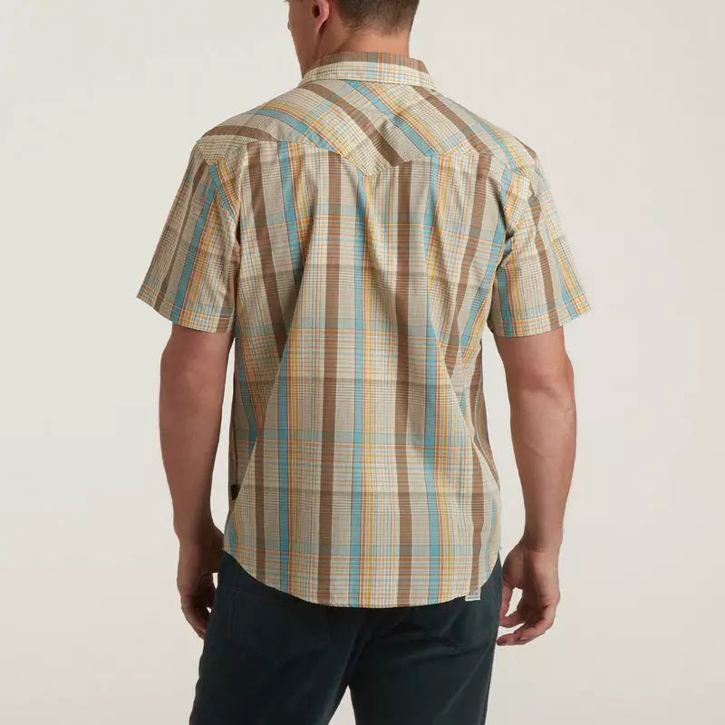 Howler Bros H Bar B Snapshirt - Atlas Plaid : Otter