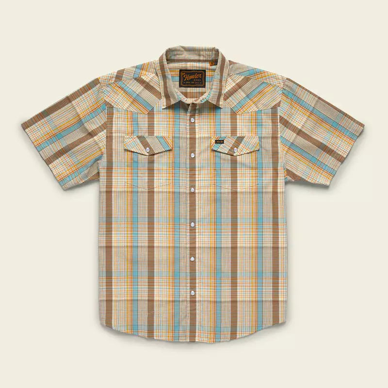 Howler Bros H Bar B Snapshirt - Atlas Plaid : Otter