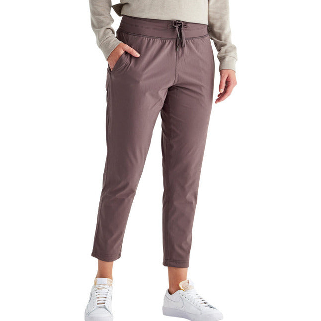 Women's Breeze Cropped Pant- Purple Peak