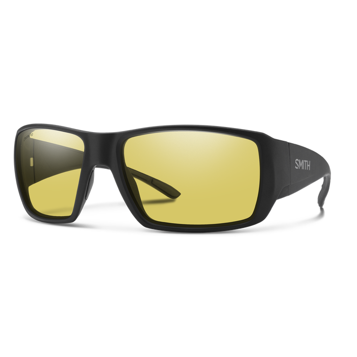 Smith Guides Choice XL Matte Black w/ChromaPop Glass Polarized Low Light Yellow (IN STOCK)