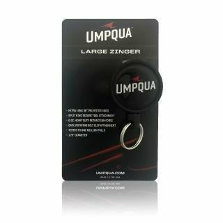 UMPQUA CLIP-ON RETRACTOR w/ LARGE ZINGER